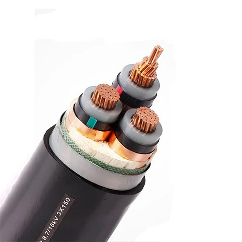 Cabo de alimentação subterrâneo de 6/10 KV 8,7/15KV