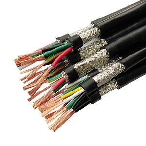 Aluminum Foil Copper Mesh Braided Shielded Cable
