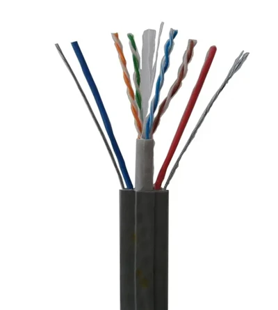 Cabo plano de elevador Cat 5e+cabo TSFP de alimentação